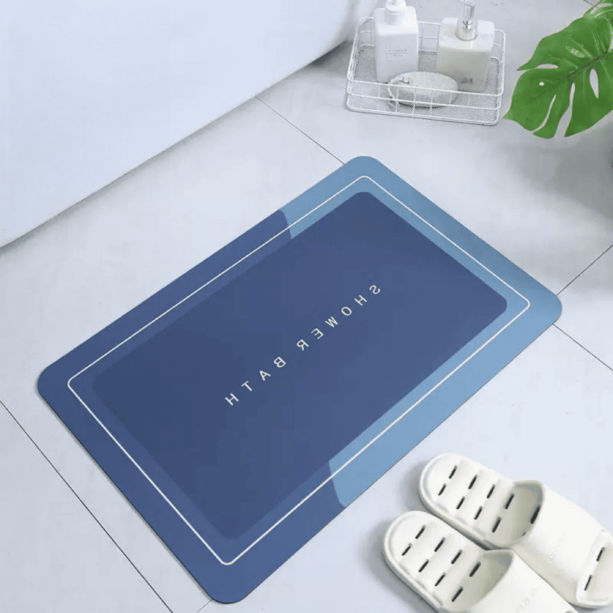 Tapete de Casa de Banho Premium HydraMat™ – Tecnologia de 4 Camadas com Secagem Instantânea
