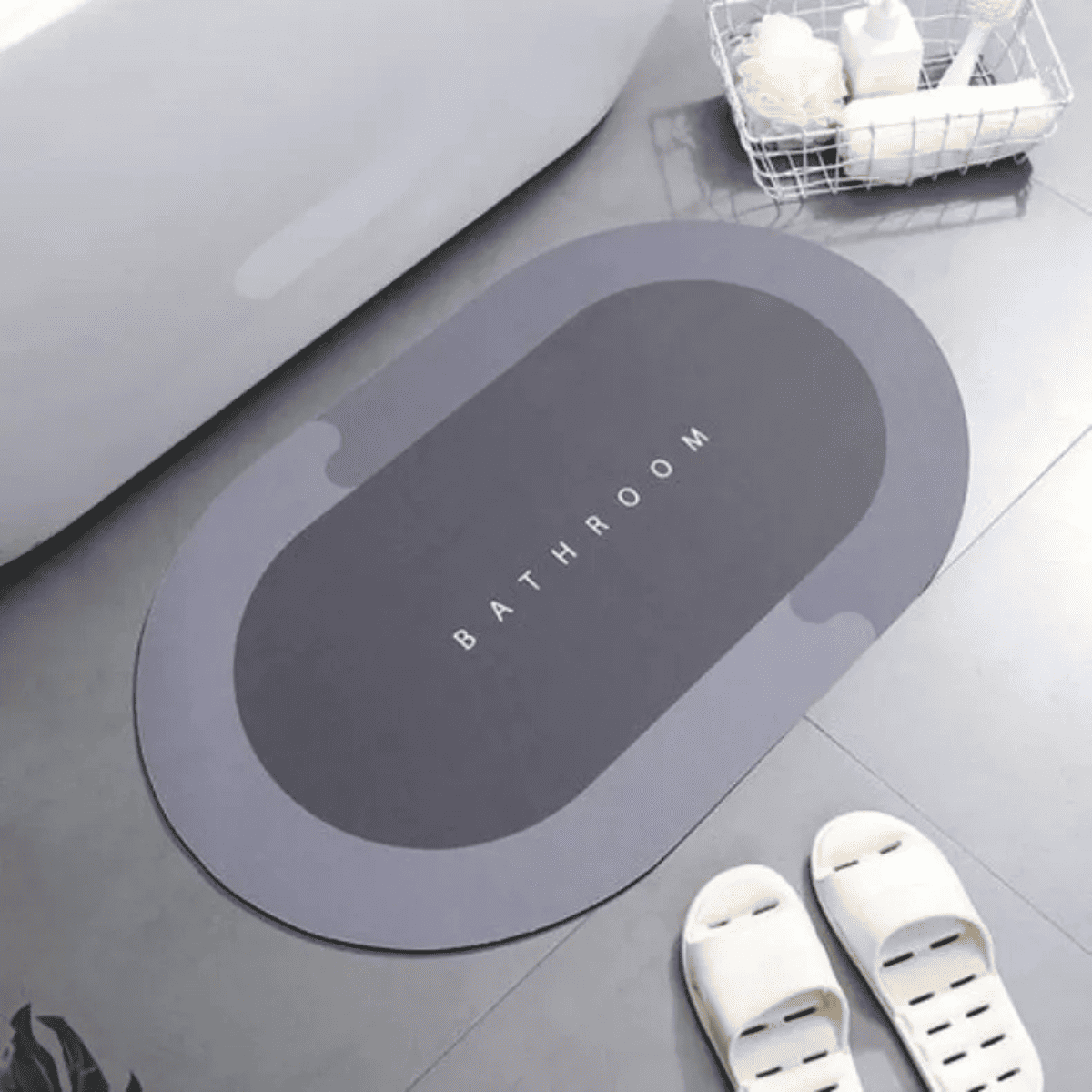 Tapete de Casa de Banho Premium HydraMat™ – Tecnologia de 4 Camadas com Secagem Instantânea